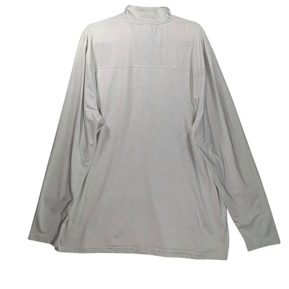 Avalanche Outdoor Mens XXL Off White 1/4 Zip Sweatshirt Pullover Hiking Trail - Picture 3 of 8